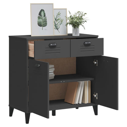 vidaXL Sideboard "VIKEN" Anthracite Grey 80x40x80 cm Engineered Wood