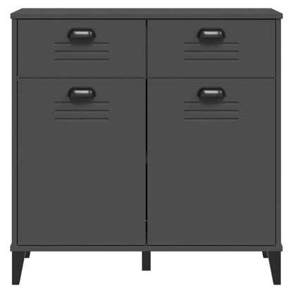 vidaXL Sideboard "VIKEN" Anthracite Grey 80x40x80 cm Engineered Wood