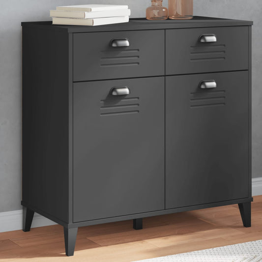 vidaXL Sideboard "VIKEN" Anthracite Grey 80x40x80 cm Engineered Wood