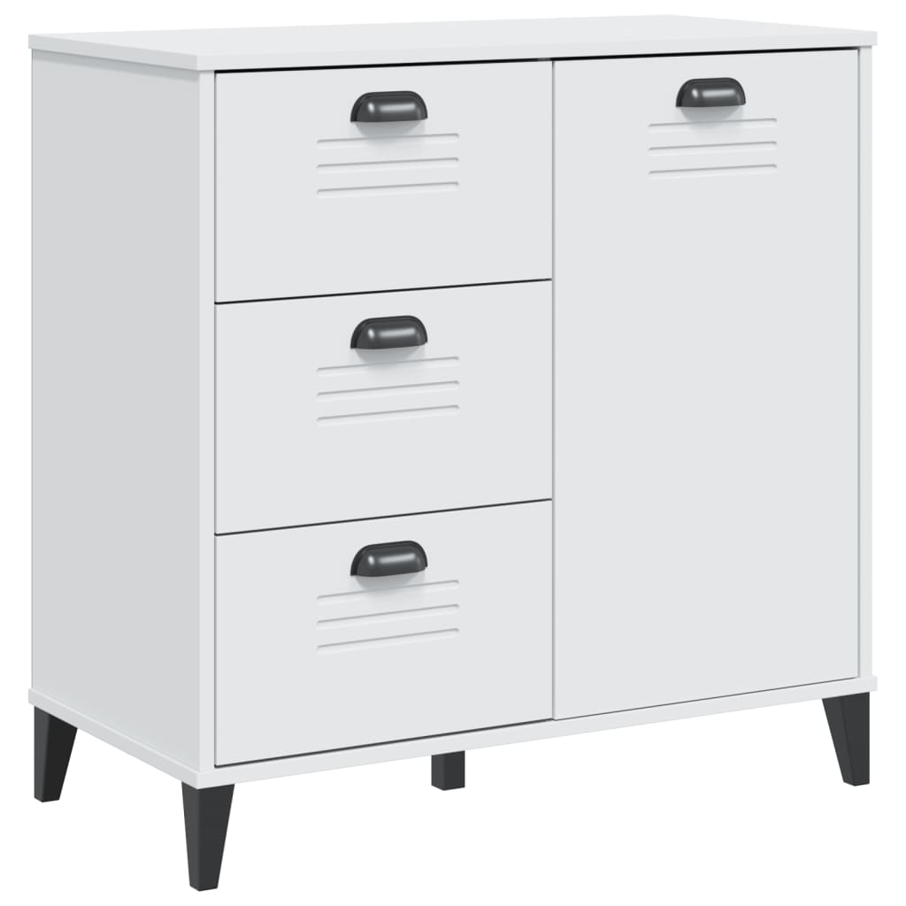 vidaXL Sideboard "VIKEN" White 80x40x80 cm Engineered Wood