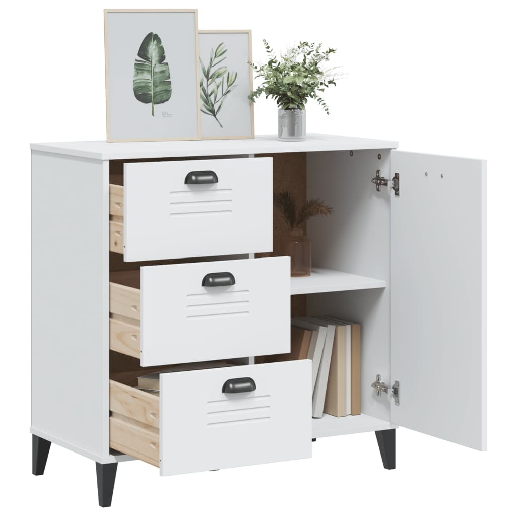vidaXL Sideboard "VIKEN" White 80x40x80 cm Engineered Wood