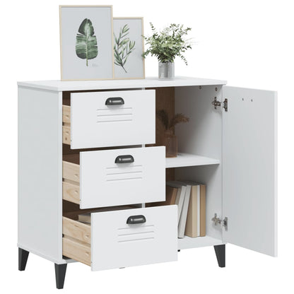 vidaXL Sideboard "VIKEN" White 80x40x80 cm Engineered Wood