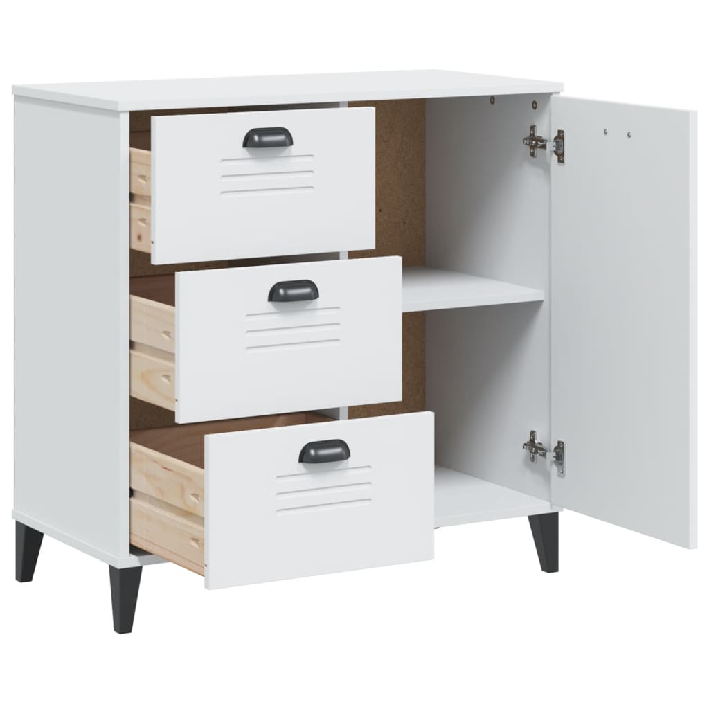 vidaXL Sideboard "VIKEN" White 80x40x80 cm Engineered Wood