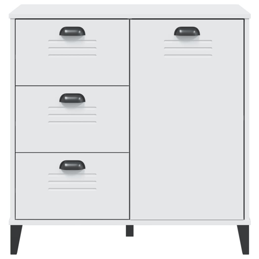 vidaXL Sideboard "VIKEN" White 80x40x80 cm Engineered Wood