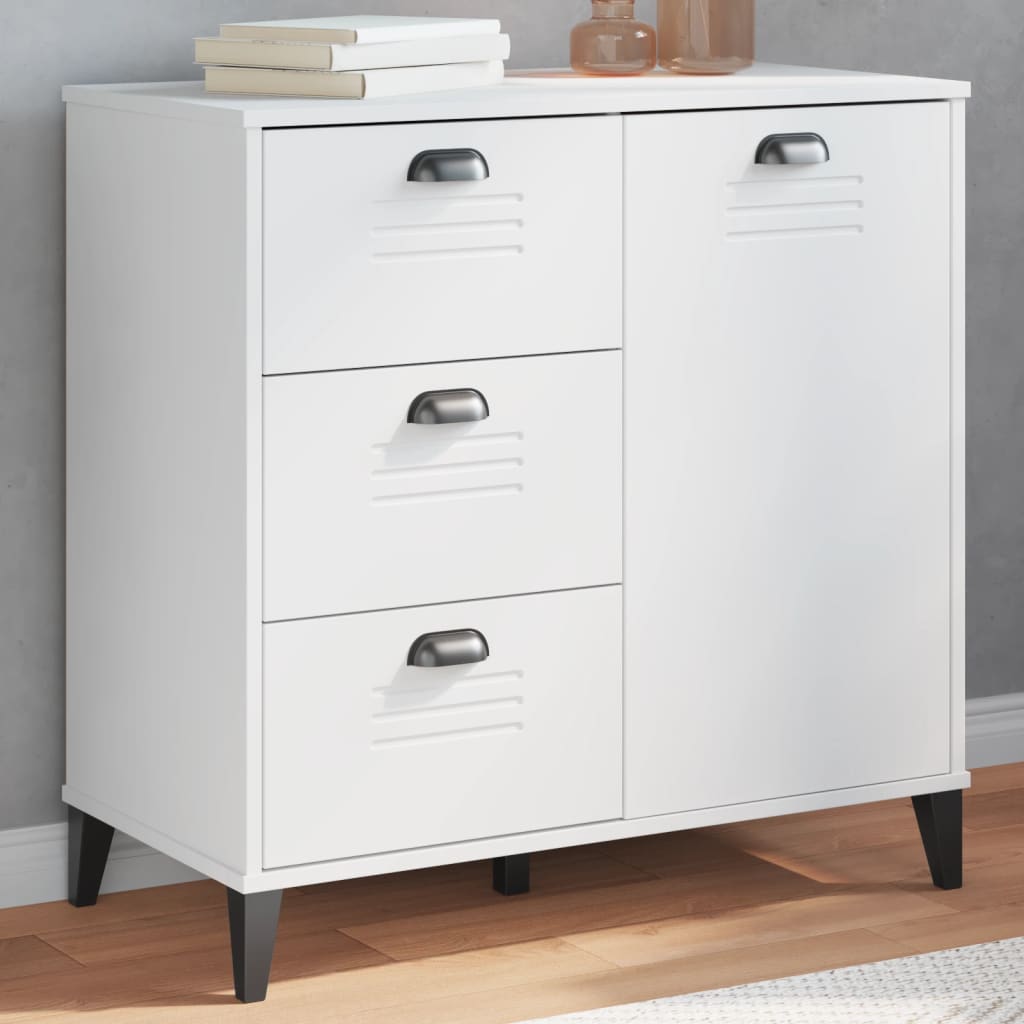 vidaXL Sideboard "VIKEN" White 80x40x80 cm Engineered Wood