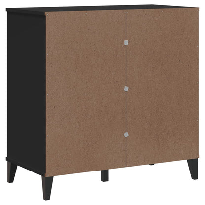 vidaXL Sideboard "VIKEN" Black 80x40x80 cm Engineered Wood