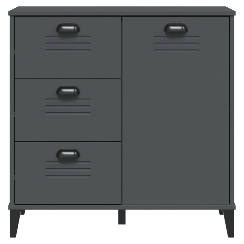 vidaXL Sideboard VIKEN Anthracite Grey 80x40x80 cm Engineered Wood