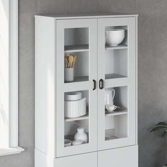 vidaXL Top for Highboard "VIKEN" White Engineered Wood
