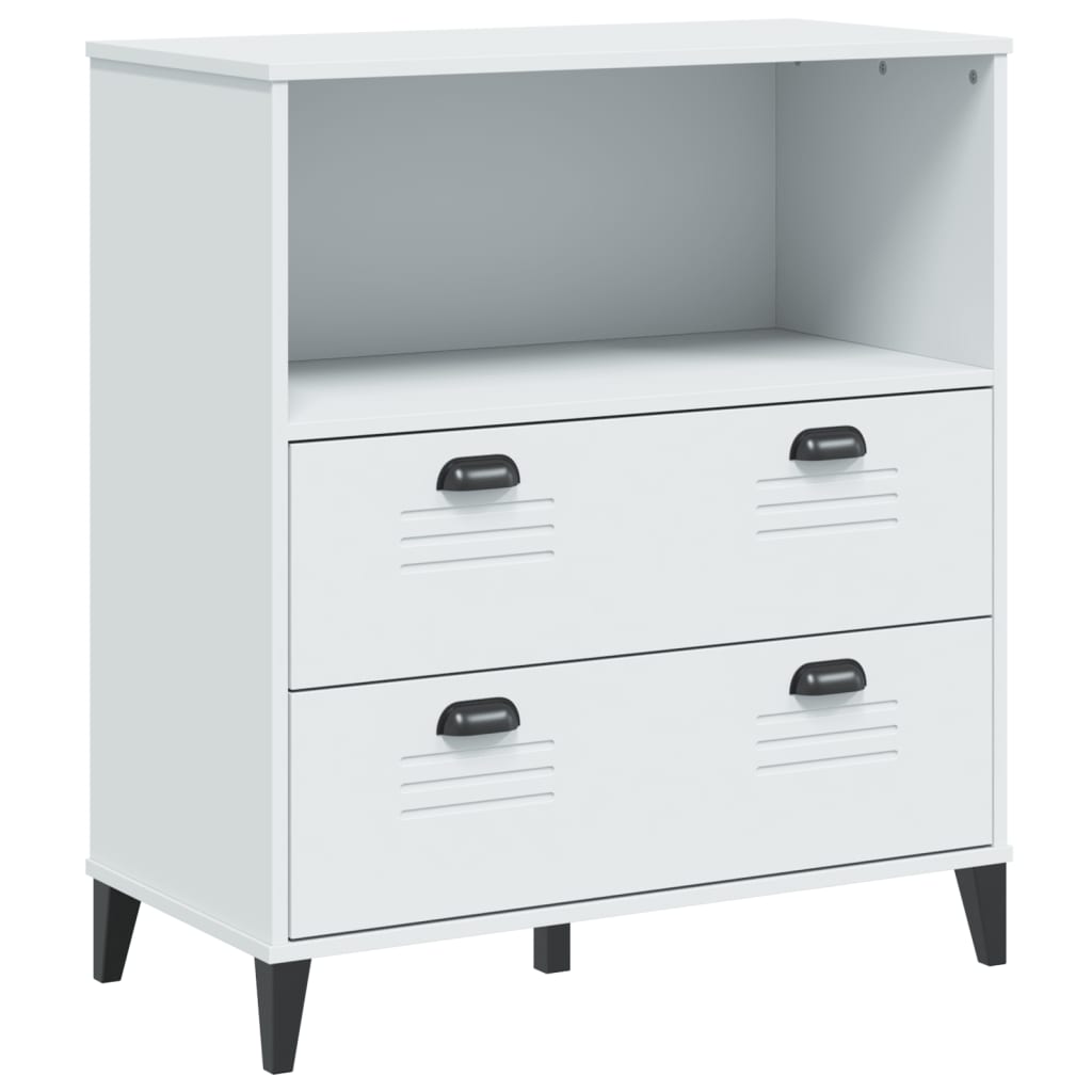 vidaXL Bookcase "VIKEN" White 80x40x90 cm Engineered Wood