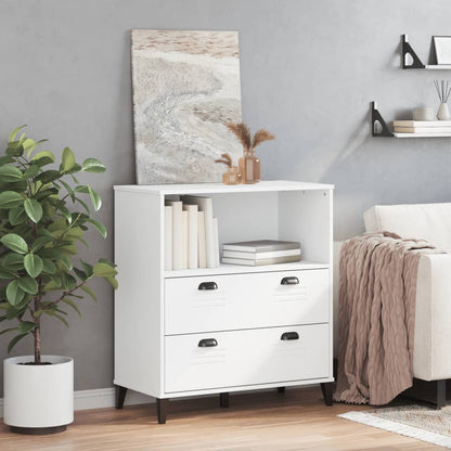 vidaXL Bookcase "VIKEN" White 80x40x90 cm Engineered Wood
