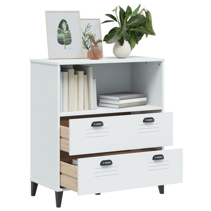 vidaXL Bookcase "VIKEN" White 80x40x90 cm Engineered Wood