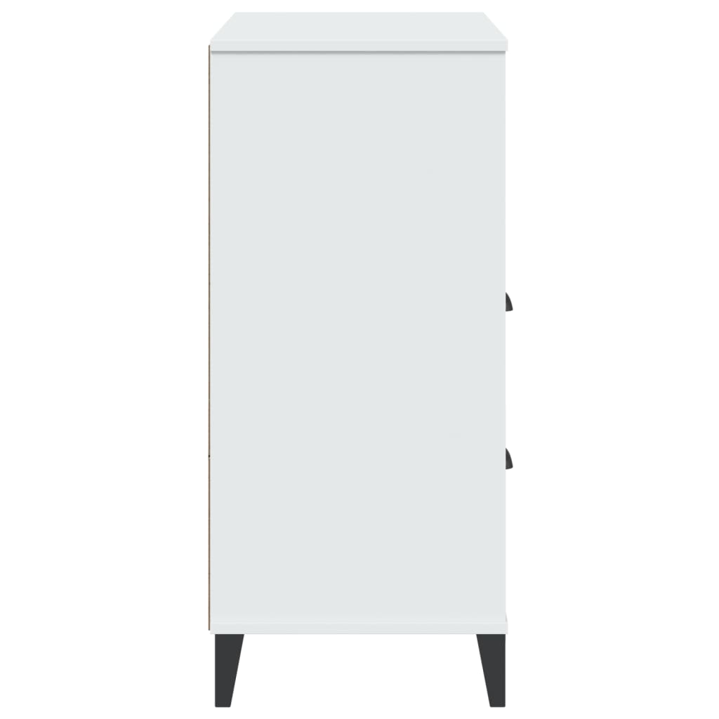 vidaXL Bookcase "VIKEN" White 80x40x90 cm Engineered Wood