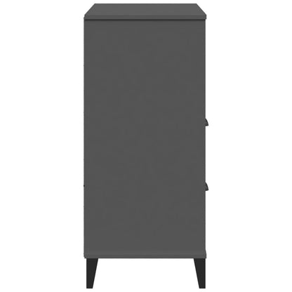 vidaXL Bookcase "VIKEN" Anthracite Grey 80x40x90 cm Engineered Wood