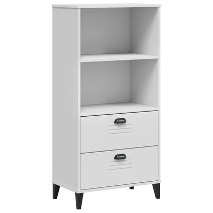 vidaXL Bookcase "VIKEN" White 60x35x123 cm Engineered Wood