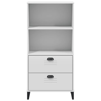 vidaXL Bookcase "VIKEN" White 60x35x123 cm Engineered Wood