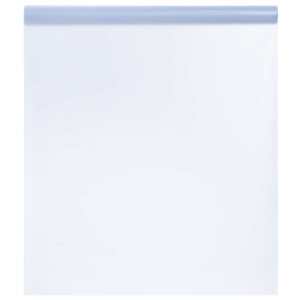 vidaXL Window Film Static Frosted Grey 90x1000 cm PVC