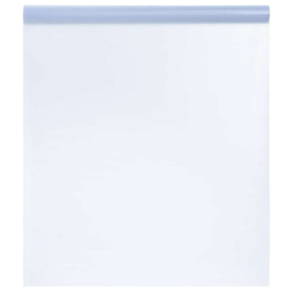 vidaXL Window Film Static Frosted Grey 90x1000 cm PVC