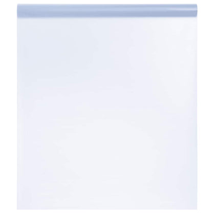 vidaXL Window Film Static Frosted Grey 90x2000 cm PVC