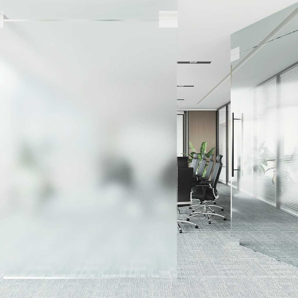 vidaXL Window Film Static Frosted Grey 90x2000 cm PVC