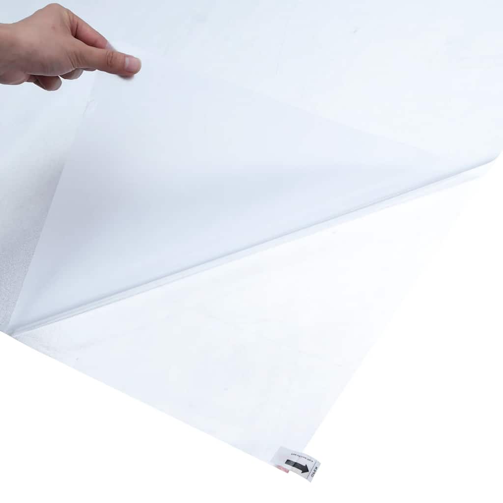 vidaXL Window Film Static Frosted Grey 90x2000 cm PVC