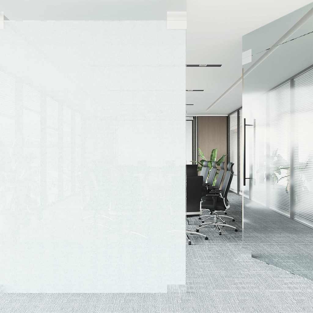 vidaXL Window Film Static Frosted White 45x1000 cm PVC