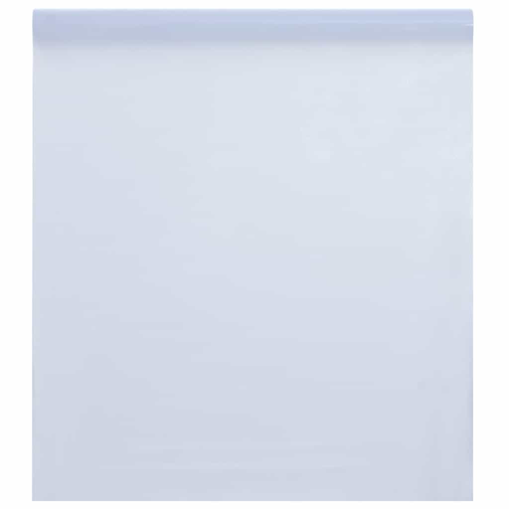 vidaXL Window Film Static Frosted White 60x500 cm PVC