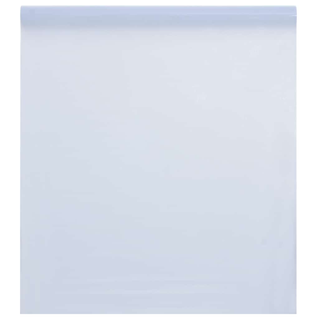 vidaXL Window Film Static Frosted White 90x1000 cm PVC