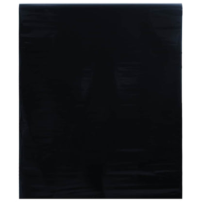 vidaXL Window Film Static Frosted Black 60x500 cm PVC