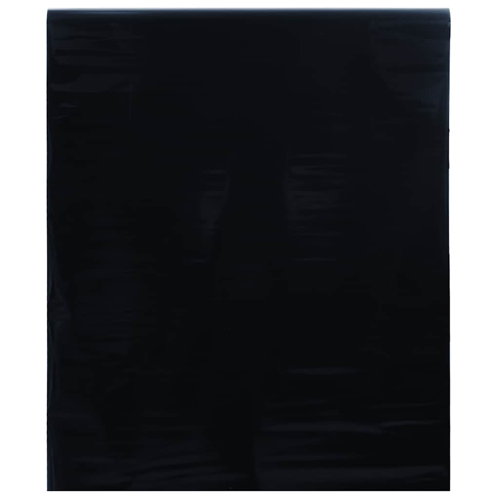 vidaXL Window Film Static Frosted Black 60x1000 cm PVC