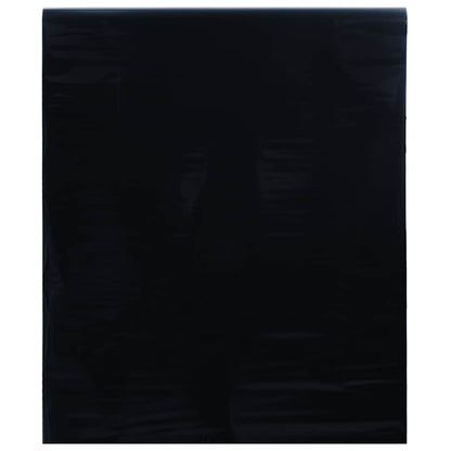 vidaXL Window Film Static Frosted Black 60x1000 cm PVC
