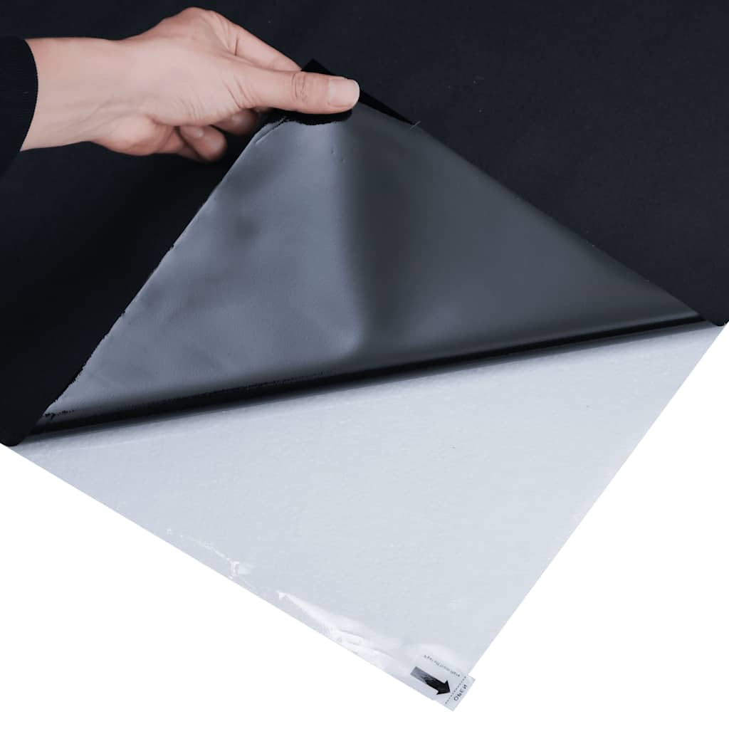 vidaXL Window Film Static Frosted Black 60x2000 cm PVC