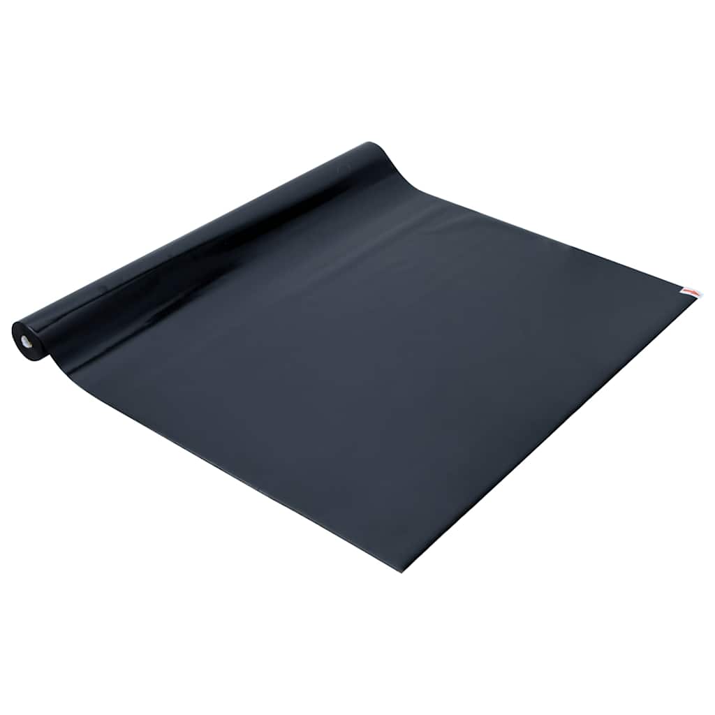 vidaXL Window Film Static Frosted Black 90x1000 cm PVC