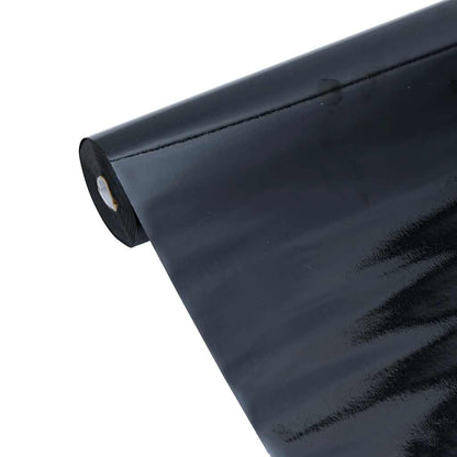 vidaXL Window Film Static Frosted Black 90x1000 cm PVC