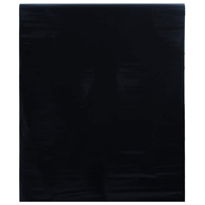 vidaXL Window Film Static Frosted Black 90x2000 cm PVC