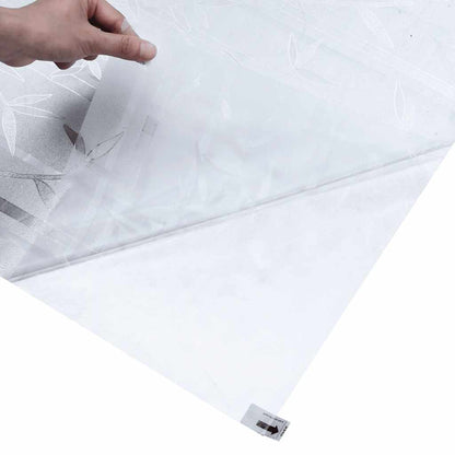 vidaXL Window Film Frosted Bamboo Pattern 45x500 cm PVC
