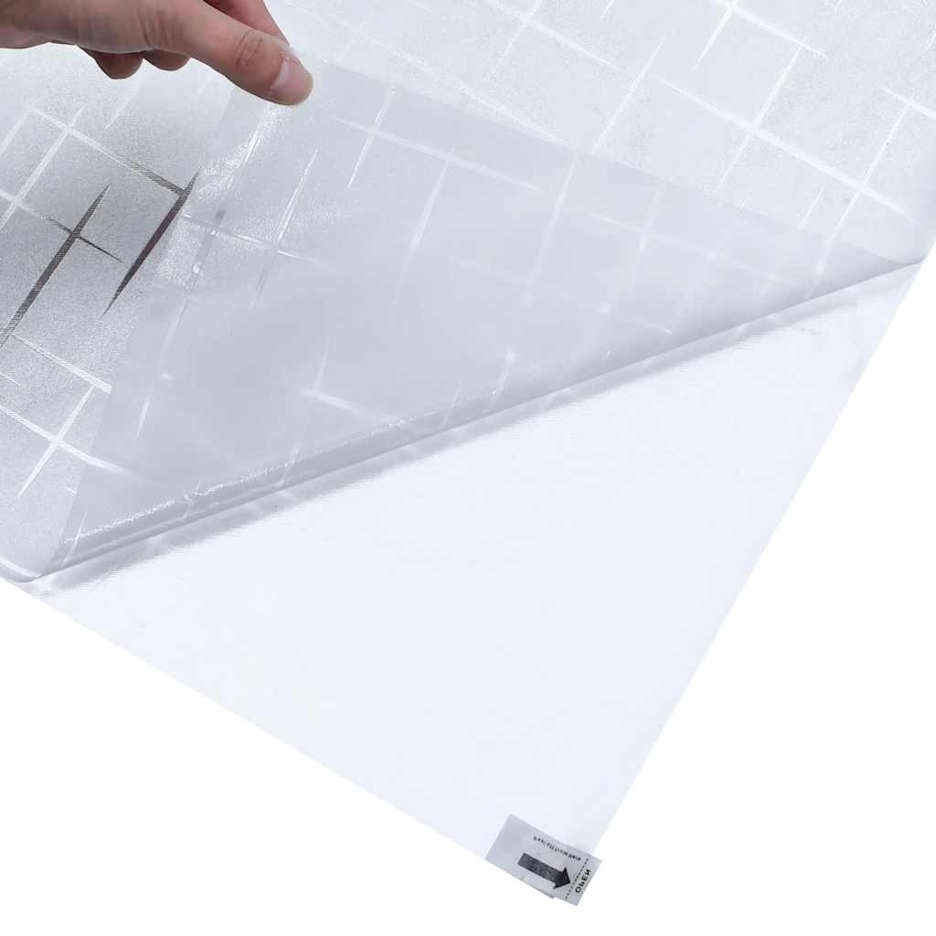 vidaXL Window Film Frosted Star Pattern 90x500 cm PVC