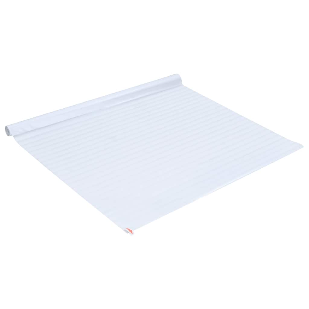 vidaXL Window Film Frosted Stripes Pattern 90x500 cm PVC