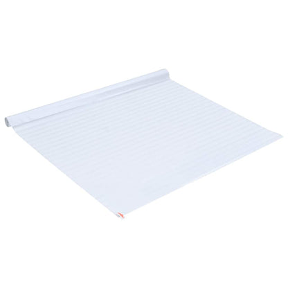 vidaXL Window Film Frosted Stripes Pattern 90x500 cm PVC