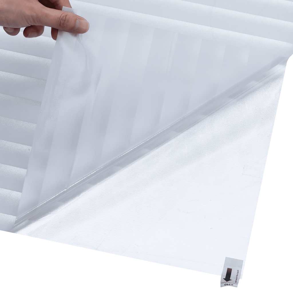 vidaXL Window Film Frosted Stripes Pattern 90x500 cm PVC