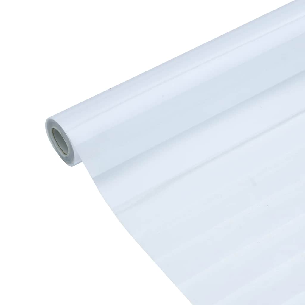 vidaXL Window Film Frosted Stripes Pattern 90x500 cm PVC