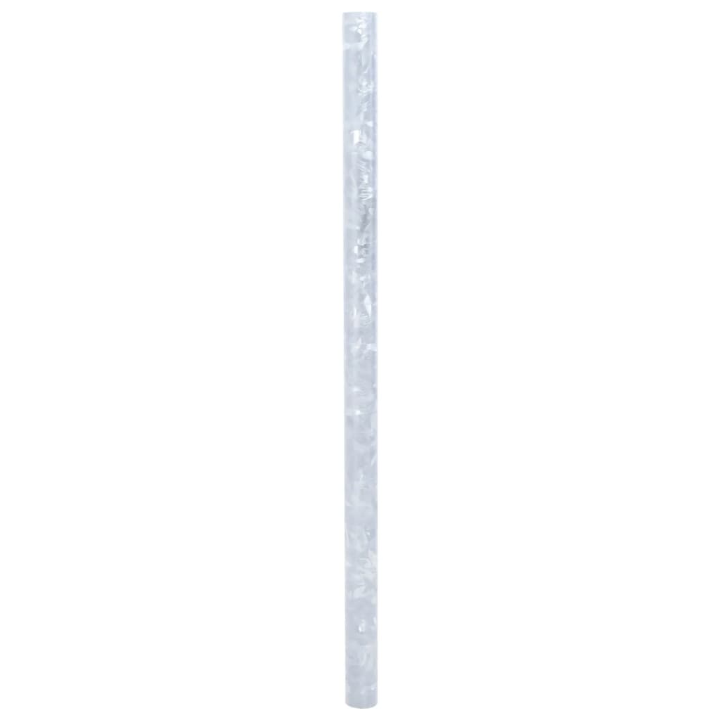 vidaXL Window Film Frosted Flower Pattern 45x500 cm PVC