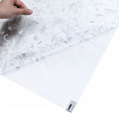 vidaXL Window Film Frosted Flower Pattern 45x500 cm PVC