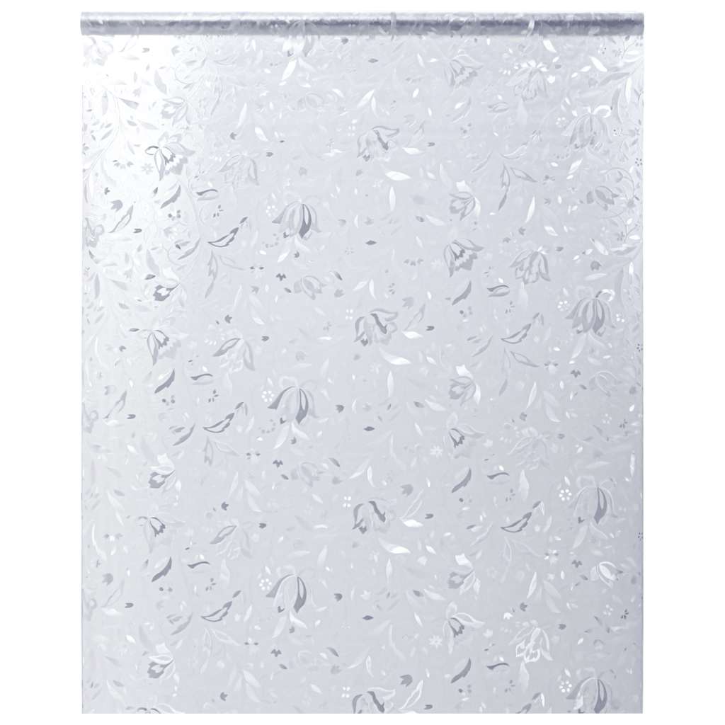 vidaXL Window Film Frosted Flower Pattern 90x500 cm PVC