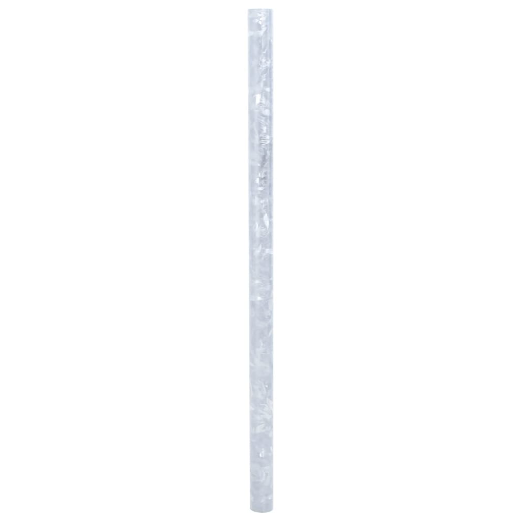vidaXL Window Film Frosted Flower Pattern 90x500 cm PVC