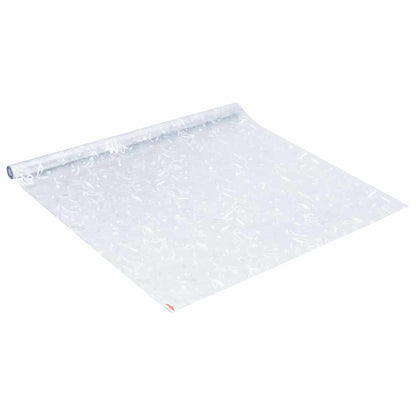 vidaXL Window Film Frosted Flower Pattern 90x500 cm PVC