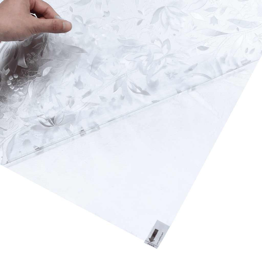 vidaXL Window Film Frosted Flower Pattern 90x500 cm PVC