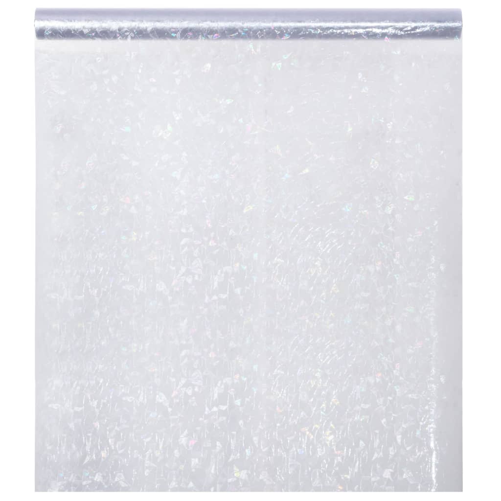 vidaXL Window Film Frosted 3D Rainbow Pattern 45x2000 cm PVC