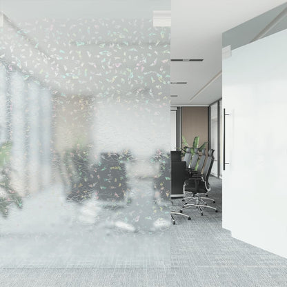 vidaXL Window Film Frosted 3D Rainbow Pattern 45x2000 cm PVC