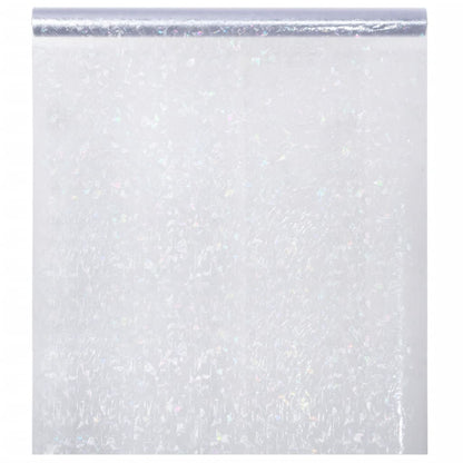 vidaXL Window Film Frosted 3D Rainbow Pattern 90x1000 cm PVC