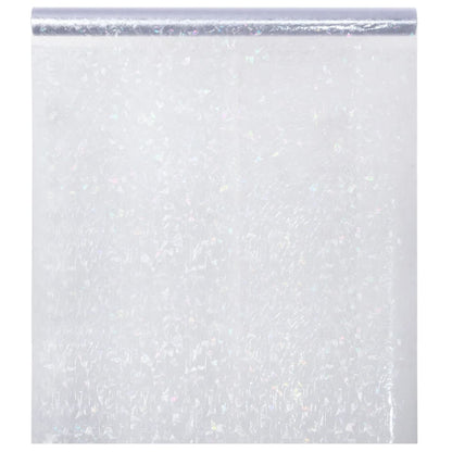 vidaXL Window Film Frosted 3D Rainbow Pattern 90x2000 cm PVC
